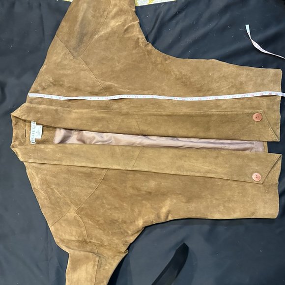 Vintage Suede Oversized Joanie Char 1980’s Jacket - Picture 15 of 16